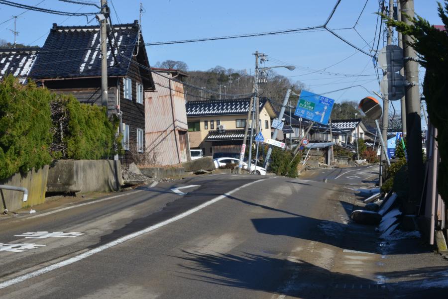 内灘町の液状化被害
